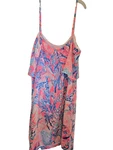 Lilly Pulitzer Lexi Slip Dress Light Pink Aquadesiac Pattern, Size Lg. Fixed Price $30.00.