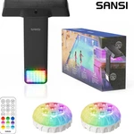 Sansi Solar Pool Lights Underwater For Above Ground Waterproof With Remote. Fixed Price $79.99.