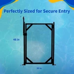 Pool Safety Gate Fence Self Closing Hinges Water Warden 4 (H)X30 (w). Fixed Price $150.00.