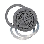 Zodiac 25548-101-000 Cover Ring 8" Gray Pool Main Drain Protection. Fixed Price $44.73.