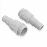 Above Ground Pool Hose Connector (2) 1.5" W/oring Fitting Intex Game White 4564. Fixed Price $12.98.