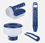 Mainstays Blue & White 4-PIECE Swimming Pool Water Care Starter Kit New. Fixed Price $21.25.