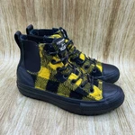 Converse Ct All Star Chelsea Boots Woolrich Women's 6 Yellow Black Plaid High. Fixed Price $39.00.