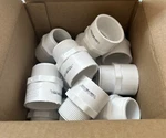 25 Pk Westlake Pipe Lasco Fitting Adapter, 1/2 In, Schedule 40, White 436015. Fixed Price $39.99.
