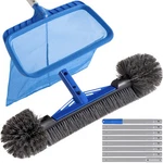 Best Choice Products Pool Cleaning Starter Kit Brush, Skimmer Net & Pole. Fixed Price $39.99.