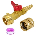 Joywayus Brass Winterize Blowout Adapter Kit 1/4" Male Quick Connect To 3/4" .... Fixed Price $17.76.