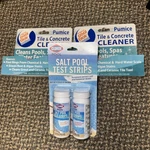 Blok Pumice Stone -pool / Spa Tile & Concrete Cleaner Test Strips Lot Of 3. Fixed Price $20.00.