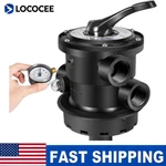 Vari-flo Multiport Valve 1-1/2" Fip Top Mount For Hayward Sand Filter SP0714T Us. Fixed Price $109.99.
