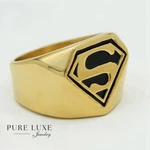 Men's Stainless-steel Black 19MM Superman Ring 8 9-13 Gold Plated Box,discount. Fixed Price $16.99.