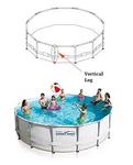 Replacement Vertical Leg Summer Waves 16FOOT X 48INCH Elite Metal Frame Round Po. Fixed Price $29.99.