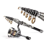 1.5M1.8M2.1M2.4M Telescopic Fishing Rod Spinning Carbon Fiber Tackle Pole Us. Fixed Price $21.77.