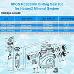R0502500 O-ring Seal Kit For NATURE2 Fusion Inground, Soft, Vision Pro.... Fixed Price $35.12.