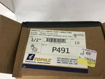 Topaz P491 1/2" Nonmetallic Liquid Tight Connectors Lot Of 10. Fixed Price $49.00.