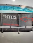Shaped Intex Vertical Leg Pole Bar Ultra Frame 52-INCH Swimming Pool 52". Fixed Price $21.00.