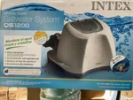 Intex Krystal Clear Saltwater Pool System QS1200. Fixed Price $209.95.