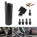750ML Baffled Oil Catch Can Reservoir Tank Universal Breather Filter With. Fixed Price $33.83.