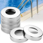 Tongass (6-PACK) Stainless Steel Pool Ladder Escutcheon Plates Fits 1.9" Inner. Fixed Price $33.15.