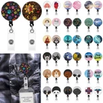 Set 2 Packs Designs Retractable Id Name Card Tag Badge Reel Holder Swivel Clip. Fixed Price $13.99.