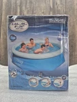 Bestway Swimming Pool Fast Set Up 8FT X 26 Round 555 Gal Family Summer. Fixed Price $62.99.