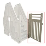 Pes-gx Confer Swimming Pool Gate (only) For Step Entry System Taupe Color. Fixed Price $75.00.