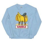 Saddle Farming Rural Life Agriculture Crewneck Sweatshirt. Fixed Price $50.99.