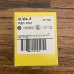 Buss Fuses MDA-30 Slo Blo 30A 115V Box 100. Fixed Price $250.00.