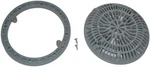 Custom Molded Vinyl Pool Main Drain Ring 8IN Anti Vortex Lid Grey 25548-001-000. Fixed Price $40.95.
