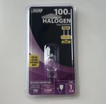 Feit Electric 100W Halogen Light Bulb GY6.35 Base 120V BPQ100T4/JCD. Fixed Price $11.29.