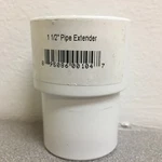 Magic Plastics RB-0301-15 Sch 40 1-1/2" Ips D Spigot Pvc Pipe Ext.. Fixed Price $6.97.