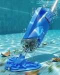Yousky Cordless Pool Vacuum For Above & Inground Big, Ocean Blue. Fixed Price $191.23.