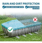 Rain, Winter And Dirt Protection For Your Pool Cover No More Water .... Fixed Price $87.85.