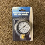 Aqua Ez 1/4" 60 Psi Dial Pressure Gauge Steel Housing Pool Filter PG550 #199191. Fixed Price $9.09.