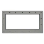 Part 8918G Front Plate For Wide Mouth Skimmer, Grey. Fixed Price $17.99.