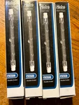 4 X Halco Prism Q150T3C Double Ended Halogen Clear Lamp Light Bulb 107186. Fixed Price $10.00.