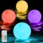 4PC Floating Pool Lights IP68 Waterproof Led Orb Glowing Ball Night Lamp. Fixed Price $12.95.