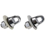 Central Pack Of 2 Oval Metal Rope Wall Anchors For Swimming Pools And Spas. Fixed Price $20.49.