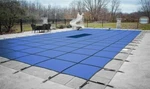 Hpi Aquamaster Rectangle Solid Swimming Pool Safety Winter Cover W/ Drain. Fixed Price $1147.17.