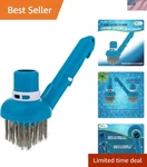 Corner Vacuum Head Brush With Stainless Steel Bristles, Adjustable Suction Ri.... Fixed Price $17.59.
