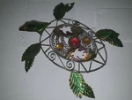Metal Turtle Fence Hanger Wall Art Decor Home Made. Fixed Price $97.53.