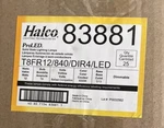 25-PACK Halco Ft. 12-WATT T8 Dimmable Led Linear Bulb Type Daylight 4000K. Fixed Price $47.99.