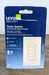 Leviton DT160-LW Timer Switch White 15A 120V 60-MINUTE Preset Light Control New. Fixed Price $16.19.