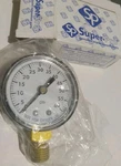 Replacement Pressure Guage Super Pro 0-60 Psi 2" Plastic Case 1/4" Mip Btm. Fixed Price $12.99.