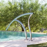 Inter-fab Designer Series 3-BEND Deck To Stair Rail, Marine Grade. Fixed Price $779.99.