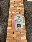 Woven Teak Bath Brown Hip-o Modern Living. Hardwood Floor Mats. Fixed Price $59.99.