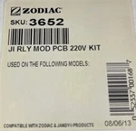 Jandy Zodiac Ji 2000/AQUALINK 3652 2HP Relay Circuit Board Module New Oem. Fixed Price $152.00.