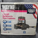 Wayne WPCP250 57735-WYN1 1/4 Hp Automatic Pool Cover Pump. Fixed Price $169.99.