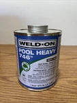 Weld-on Pool Heavy 746 Gray Adhesive 32OZ 13567. Fixed Price $28.99.