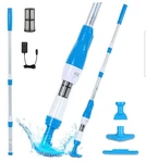 Ysmj Cordless Rechargeable Pool & Spa Vacuum Telescopic Pole Brush Kit. Fixed Price $47.00.