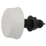 Air Button, Herga, Mushroom, 13/16"HS, 2-1/4"FD, Thd, White : 6433-CZZZ. Fixed Price $26.24.