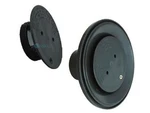 2"S Adjustable Floor Inlet Fitting - Dark Gray (aquastar 4DIV105). Fixed Price $37.95.